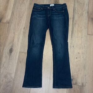 Paige Manhattan jeans dark blue denim pants size 29 straight leg